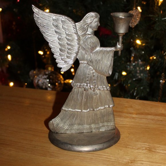 International Silver Company Angel Candle Holder Silverplated - Picture 4 of 4